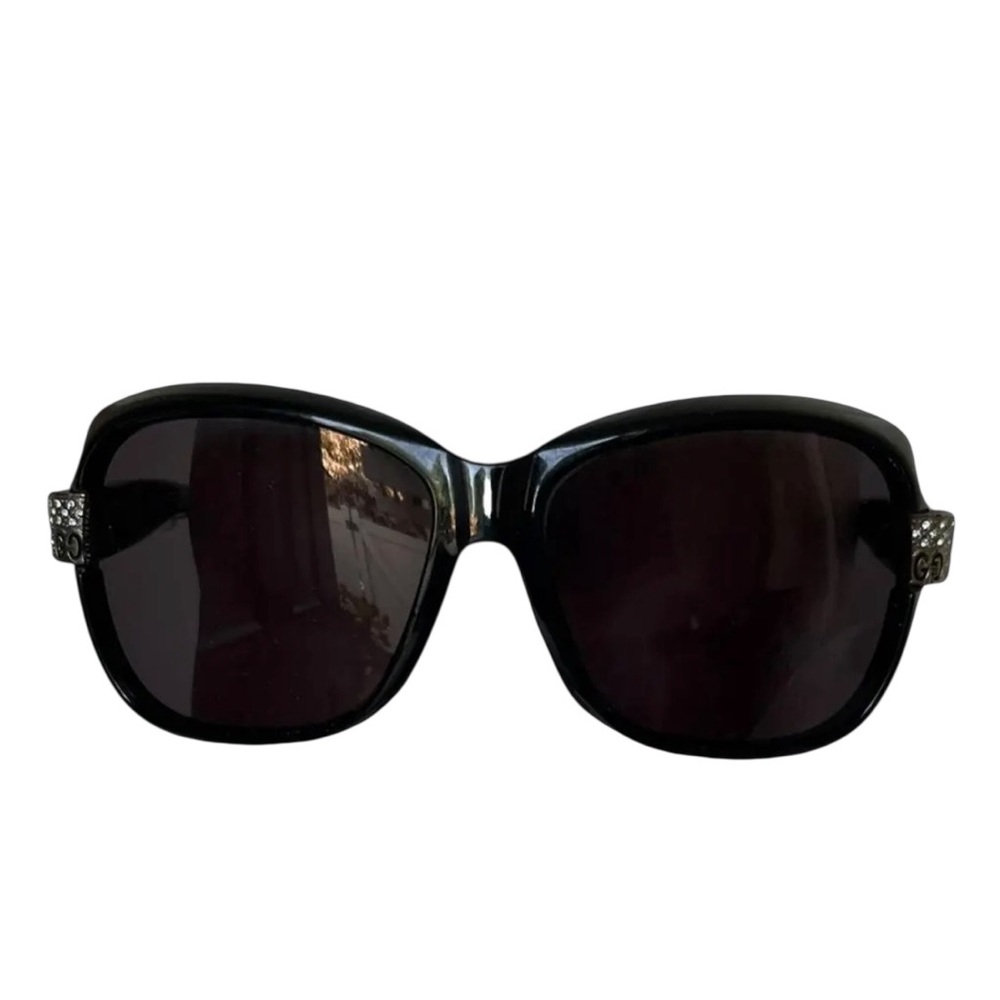 Gucci Oversized Crystal GG Logo Sunglasses with Case - Picture 4 of 12